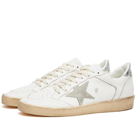 Golden Goose Shoes - NWOB GGDB Golden Goose White Ball Star Double Quarter Leather Sneakers 39 US/9